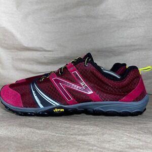 New Balance Mens Sz 11.5 Minimus MT20RB2 Trail Running Shoes Burgundy Red Vibram